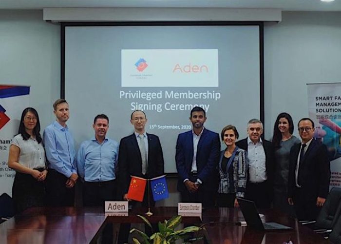 Aden becomes Privileged Member of the European Chamber of Commerce in South China