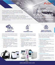 facility management robots for disinfection brochure