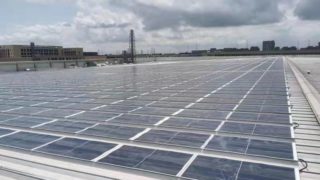 イリソ電子工業（南通）におけるオンサイト型太陽光パネルの導入をサポート