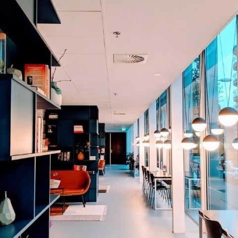 Workplace hallway