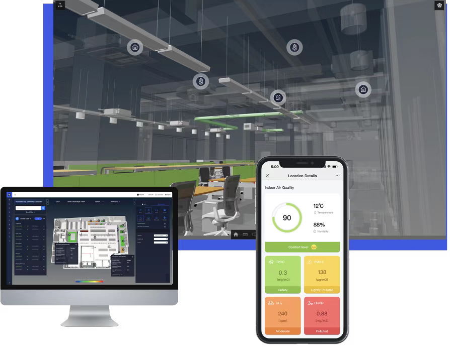 Indoor Air Quality (IAQ) monitoring devices