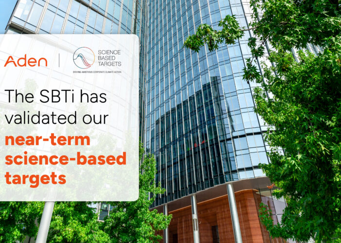 Aden’s near-term science-based targets formally validated by SBTi: A new milestone in our ESG journey!